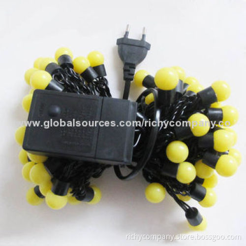 Christmas lights, 10m, 100 round LEDs